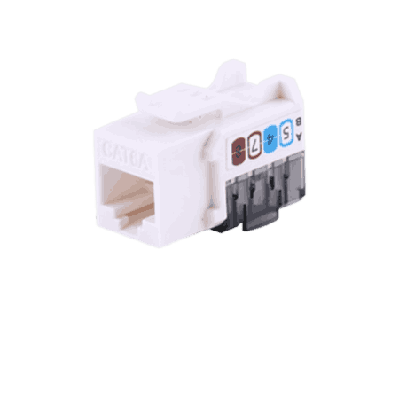 CATEGORY 6A UTP KEYSTONE JACK 122-41P090X