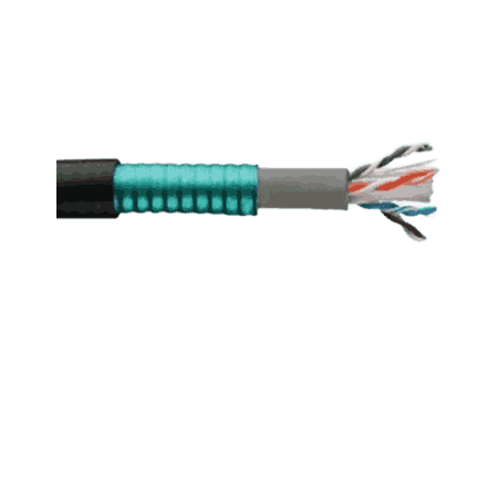 Cat 6 U-UTP Double Jacket Steel Tape Armoured External Cable PVC-PE 113-20813104X