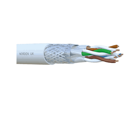 Category 8 S-FTP 4 Pair 22 AWG External Cable PE 109-20003504X