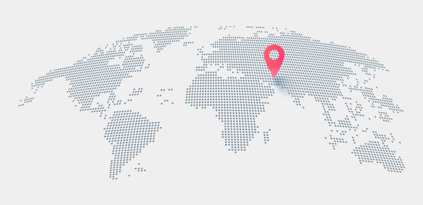 Norden Map Middle-East