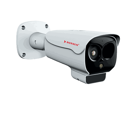 4MP IP Dual Sensor Temperature Detection Thermal Bullet Camera ENC-HBU7F-55R-35